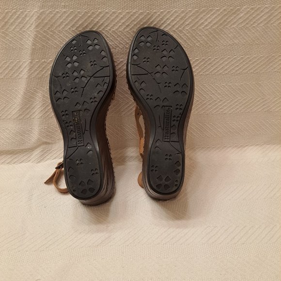 Naturalizer Suede Wedge Sandals - Picture 6 of 7